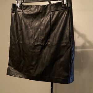 Dynamite Leather Skirt